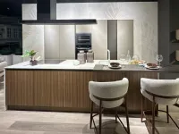 Cucina noce moderna con isola Nevada Mobilturi a soli 16400 Euro