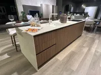 Cucina noce moderna con isola Nevada Mobilturi a soli 16400 Euro