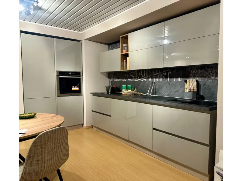 Cucina Pop moderna altri colori Mobilturi lineare scontata 40%