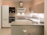 Cucina Mod cloe moderna bianca con penisola Arredo3