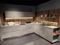 Cucina a prezzo ribassato ad angolo moderna Ak project maniglia up Arrital