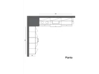 Cucina a prezzo scontato lineare design Alea pro Poliform