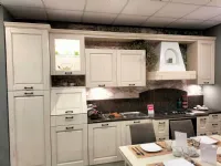 Cucina Aurora laccata panna fiorentino country magnolia Astra lineare scontata 46%
