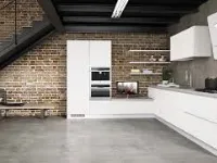 Cucina bianca design ad angolo Essebi Azimund a soli 9860