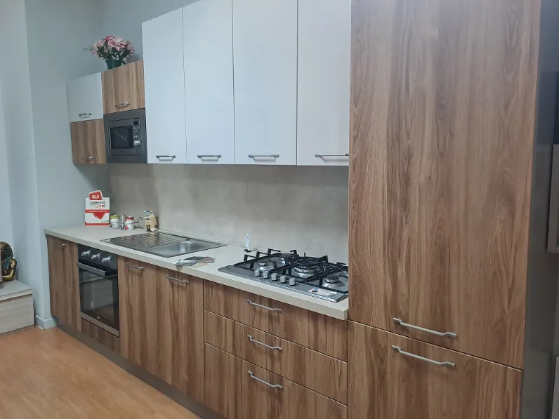 Cucina tortora moderna lineare Net cucine C1 a soli 3580