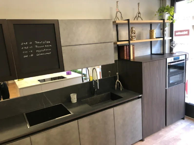 Cucina Arredo3 lineare Cemento SCONTATA 40%