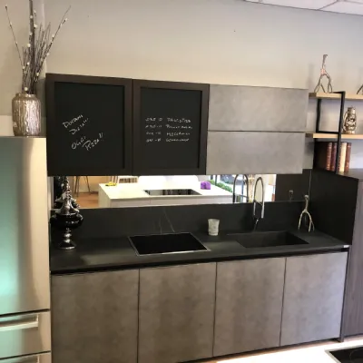 CUCINA Arredo3 lineare Cemento SCONTATA 40%