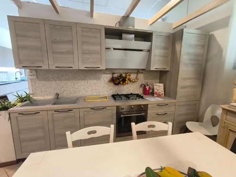 Cucina lineare moderna rovere chiaro Arredo3 Cucina frame a soli 4500 Euro