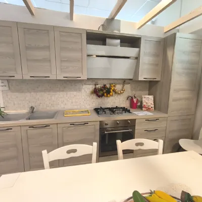 Cucina lineare moderna rovere chiaro Arredo3 Cucina frame a soli 4500 Euro