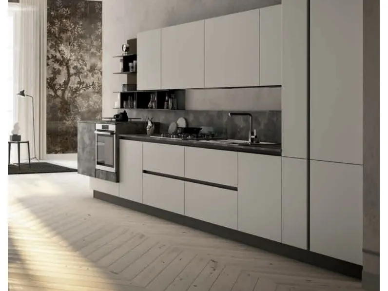 Cucina modello Cucina litos modern industrial Nuovi mondi cucine PREZZO SCONTATO