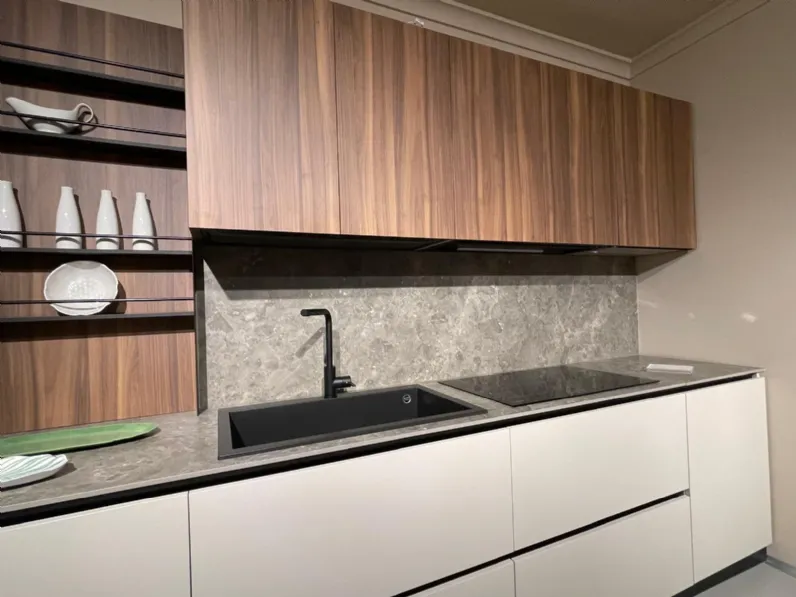 Cucina grigia design lineare Miton Cucina miton pet grigio noce cordesco a soli 10800 Euro