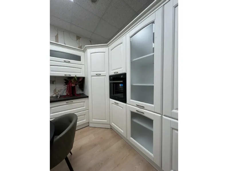 Cucina ad angolo in legno a prezzo ribassato 65%