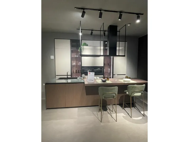 Cucina con isola in polimerico altri colori Cv 656 cucina kali' di arredo3 a prezzo scontato