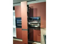 Cucina rossa moderna ad angolo Domino hera  Prima cucine a soli 12050
