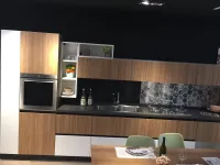 Cucina Modello domino moderna noce lineare Primacucine