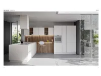 Cucina bianca moderna con penisola Easy * Ar-due scontata