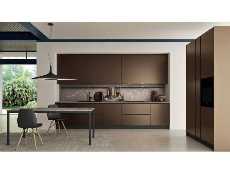 Cucina Ar-due moderna lineare altri colori in melaminico Easy *