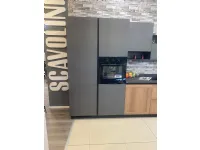 Cucina in laminato materico Scavolini a PREZZI OUTLET -30%