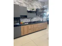 Cucina in laminato materico Scavolini a PREZZI OUTLET -30%