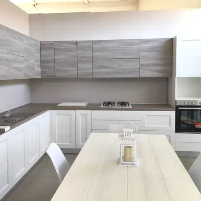 Cucina Fiorella taiga ad angolo Arrex con un ribasso imperdibile