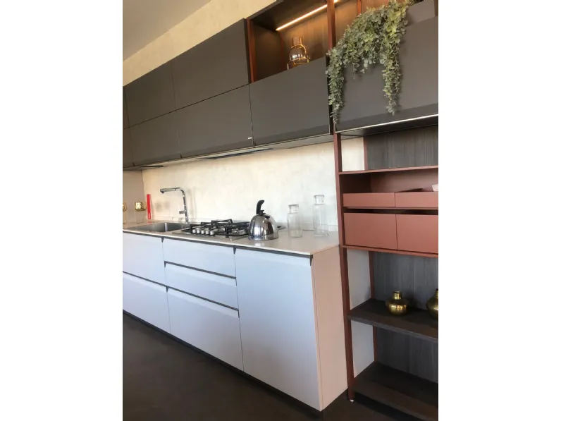 Cucina moderna lineare Formalia Scavolini a prezzo ribassato