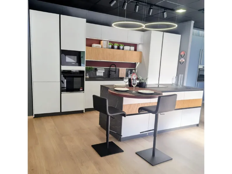 CUCINA con isola Evo cucine Futurakaori SCONTATA 50%