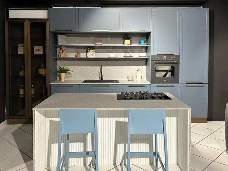 CUCINA con isola Mobilturi Gaia telaio SCONTATA 55%