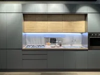 Cucina Kelly moderna grigia Net cucine lineare scontata 53%