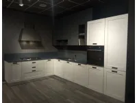 Cucina design ad angolo Loft wood laccata Arrex-2 a prezzo ribassato