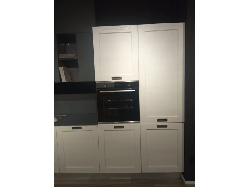 Cucina design ad angolo Loft wood laccata Arrex-2 a prezzo ribassato