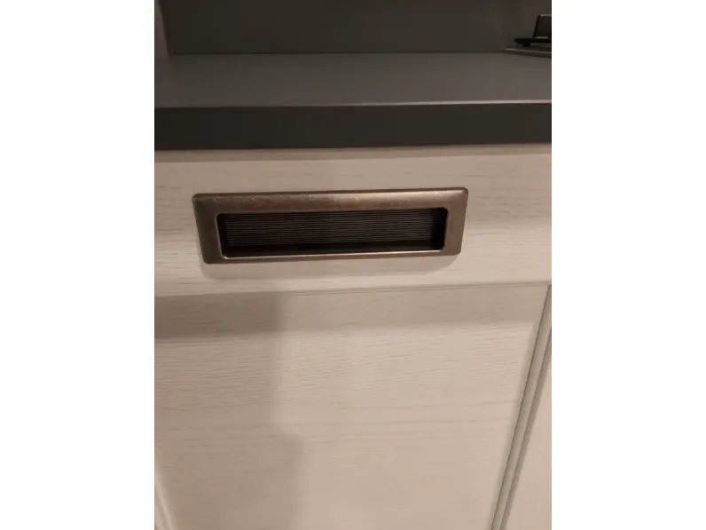 Cucina design ad angolo Loft wood laccata Arrex-2 a prezzo ribassato
