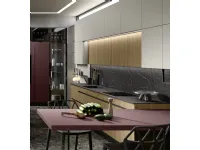 Cucina con penisola in laminato opaco a prezzo scontato 41%
