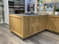 Scopri la cucina Milano moderna rovere chiaro ad angolo Veneta cucine scontata 40%!