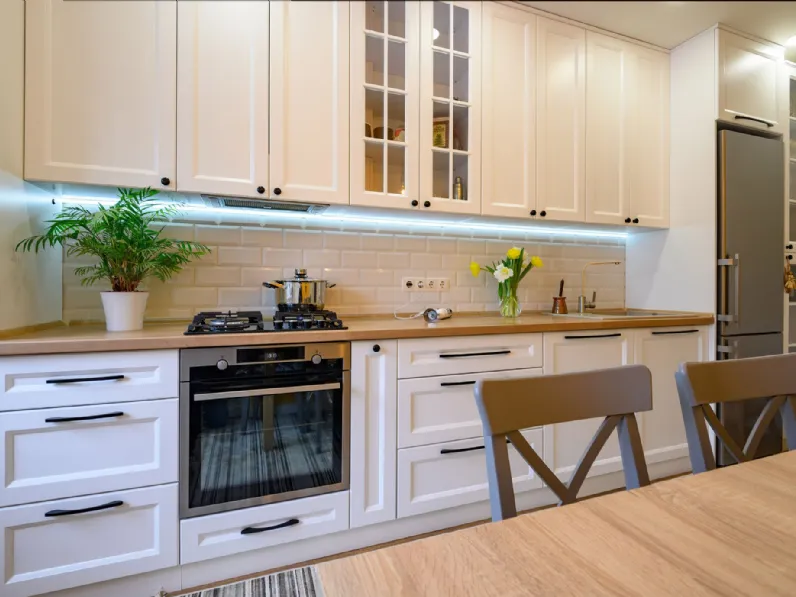 Outlet! Cucina Artigianale Mobilike Melanie, 30% di sconto!