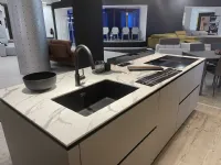 Cucina Mod kali moderna noce Arredo3 con isola scontata 40%