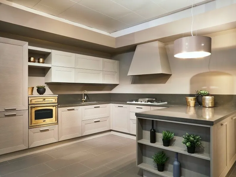 Cucina con penisola provenzale Noa Cesar a prezzo scontato