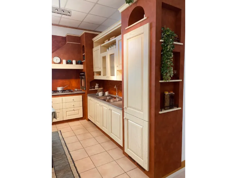 Cucina magnolia in muratura ad angolo Arrex Nora in muratura a soli 7400 Euro