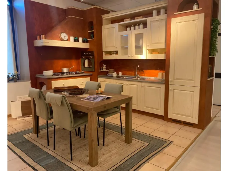 Cucina magnolia in muratura ad angolo Arrex Nora in muratura a soli 7400 Euro