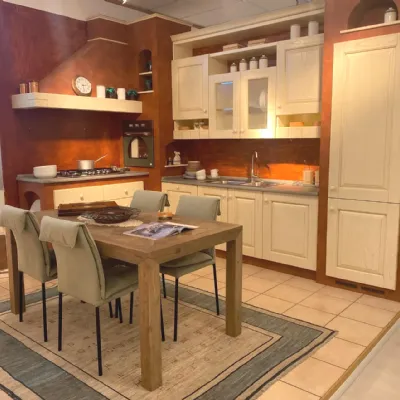 Cucina magnolia in muratura ad angolo Arrex Nora in muratura a soli 7400 Euro