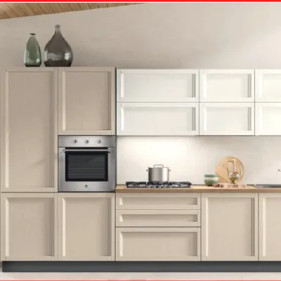 Cucina a prezzo ribassato lineare moderna Nova Artigianale
