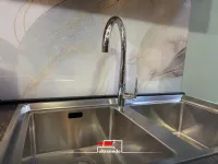 Cucina Alias moderna lineare grigia in laminato opaco Oltrarredo kitchens