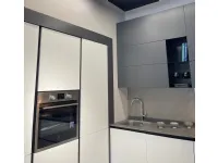 Cucina bianca moderna lineare Pop  maxi Mobilturi a soli 6600