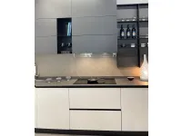 Cucina bianca moderna lineare Pop  maxi Mobilturi a soli 6600