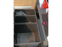 Cucina Scavolini design lineare antracite in laccata opaco Regola