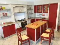 Cucina modello Rossa di calesella Callesella PREZZO SCONTATO