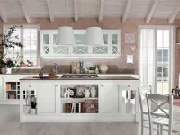 Cucina Colombini casa country lineare bianca in laccato opaco Sinfonia