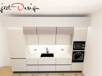 Cucina con isola design tortora Astra Sp22 a soli 6250 Euro