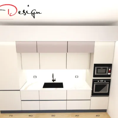 Cucina con isola design tortora Astra Sp22 a soli 6250 Euro