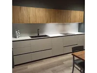 Cucina lineare in melaminico a prezzo ribassato 50%