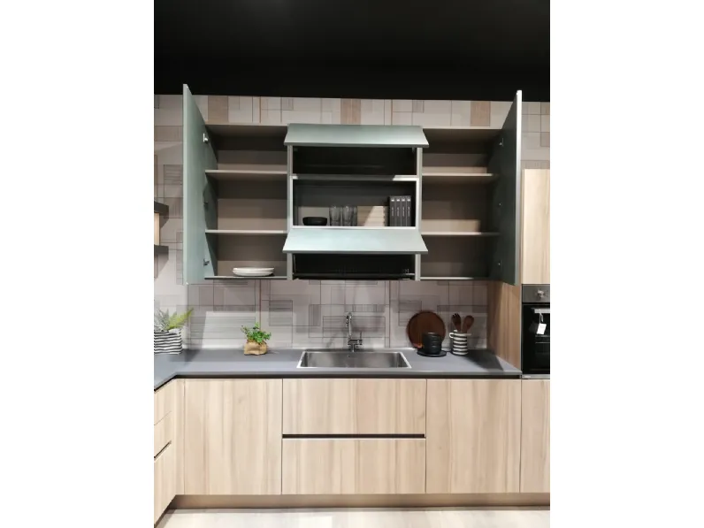 Cucina moderna ad angolo Unica Lube cucine a prezzo scontato